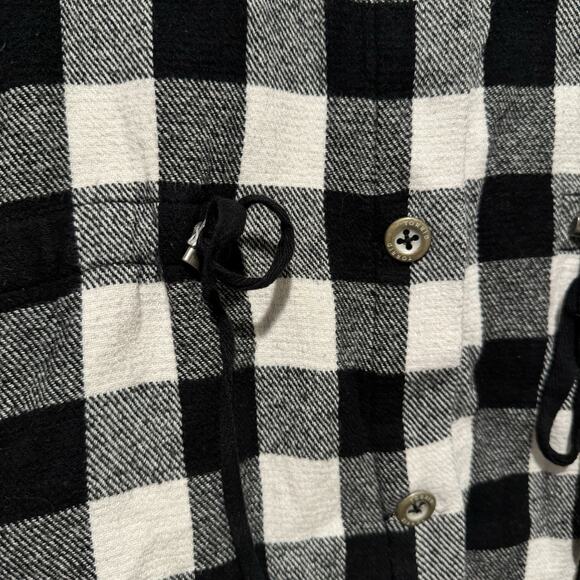 Torrid Brushed Cotton Plaid Shacket Plus Size 5X - Picture 5 of 8